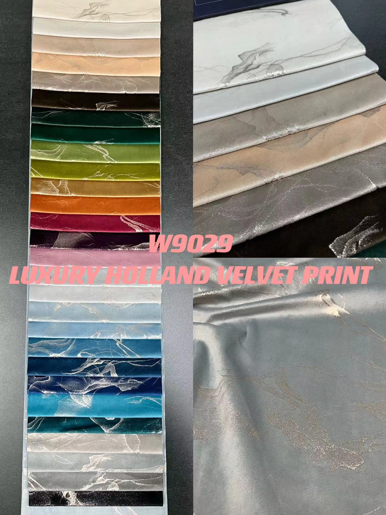 W9029 LUKSUS HOLLAND FLØJELTRYK